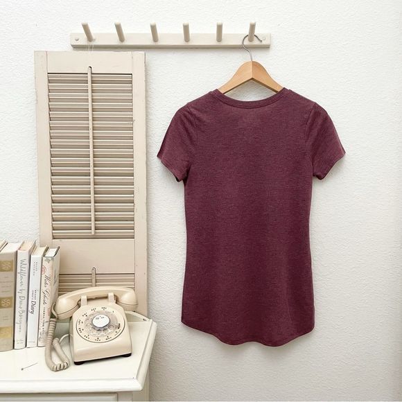 California Poppies Ladies Purple Tee, Classic Tee with Hi Lo Hemline, Sm… - Picture 6 of 7